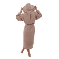 Халат ЖАКАРД - MS - Бежово- дамски - 3493 | Халат ЖАКАРД - MS - Бежово- дамски - 3493