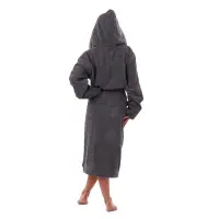 Халат ЖАКАРД - MS - Сив - дамски - 3513 | Халат ЖАКАРД - MS - Сив - дамски - 3513