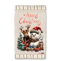 Хавлиена кърпа с коледни мотиви - 5297 - Хавлиена кърпа с коледни мотиви - 5297