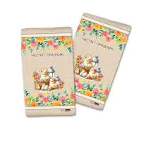 Хавлиена кърпа с Великденски мотиви - 4054 - Хавлиена кърпа с Великденски мотиви - 4054