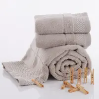 Хавлия за баня Микропамук - Светло бежово - Хавлия за баня Микропамук - Светло бежово