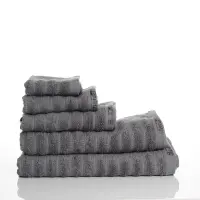 Хавлия за баня Райе - Сиво - Хавлия за баня Райе - Сиво