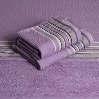 Хавлия за баня Вафла Лукс - Лилаво - 779 | Хавлия за баня Вафла Лукс - Лилаво - 779