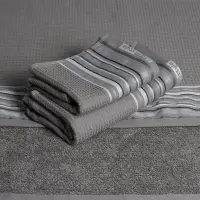 Хавлия за баня Вафла Лукс - Сиво - 767 |  Хавлия за баня Вафла Лукс - Сиво - 767