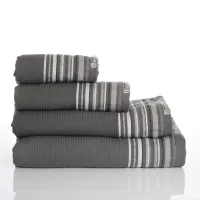 Хавлия за баня Вафла Лукс -Тъмно Сиво - 1081 | Хавлия за баня Вафла Лукс -Тъмно Сиво - 1081