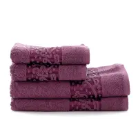 Хавлия за баня Жакард - Лилаво - 2145 | Хавлия за баня Жакард - Лилаво - 2145