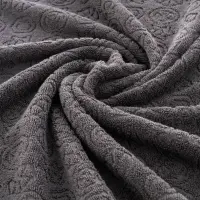 Хавлия за баня Жакард MS - Тъмно сиво - 3461 | Хавлия за баня Жакард MS - Тъмно сиво - 3461