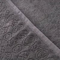 Хавлия за баня Жакард MS - Тъмно сиво - 3462 | Хавлия за баня Жакард MS - Тъмно сиво - 3462