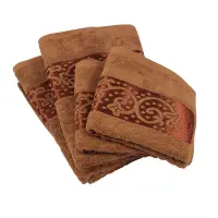 Хавлия за баня Жакард - Светло кафяво - 2142 | Хавлия за баня Жакард - Светло кафяво - 2142