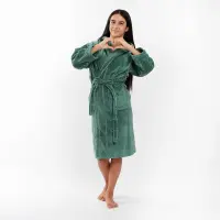 Юношески халат Нишка - петрол - 1905 | Юношески халат Нишка - петрол - 1905