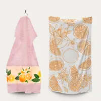 Комплект - 2 броя хавлиена кърпа с принт - 3154 - Комплект - 2 броя хавлиена кърпа с принт - 3154