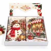 Комплект хавлиени кърпи „Витрината на чудесата“ - кутия - 4537 | Комплект хавлиени кърпи „Витрината на чудесата“ - кутия - 4537