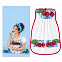 Комплект кърпи „Passion Fruits“ – Череши - 30х50 см - 5643 - 4164 | Комплект кърпи „Passion Fruits“ – Череши - 30х50 см - 5643 - 4164