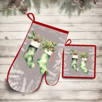 Комплект ръкохватки с коледни мотиви - 3005 - Комплект ръкохватки с коледни мотиви - 3005