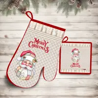 Комплект ръкохватки с коледни мотиви - 5319 - Комплект ръкохватки с коледни мотиви - 5319