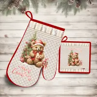 Комплект ръкохватки с коледни мотиви - 5322 - Комплект ръкохватки с коледни мотиви - 5322