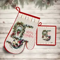 Комплект ръкохватки с коледни мотиви - 5323 - Комплект ръкохватки с коледни мотиви - 5323