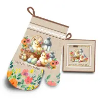 Комплект ръкохватки с великденски мотиви - 4055 - Комплект ръкохватки с великденски мотиви - 4055