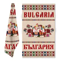 Сувенирна кърпа с Български шевици M3 - Сувенирна кърпа с Български шевици M3