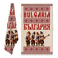 Сувенирна кърпа с Български шевици M7 - Сувенирна кърпа с Български шевици M7