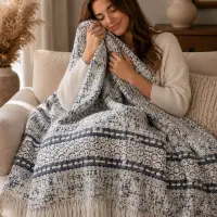 Одеяло Merystyle „Мека хармония“ - Синьо - 4081 | Одеяло Merystyle „Мека хармония“ - Синьо - 4081