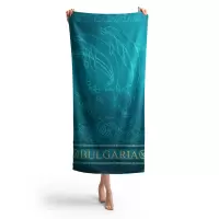 Плажна хавлия Делфин MS - Петрол - Плажна хавлия Делфин MS - Петрол