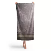 Плажна хавлия Делфин MS - Сив - Плажна хавлия Делфин MS - Сив