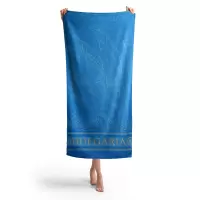 Плажна хавлия Делфин MS - Коралово синьо - Плажна хавлия Делфин MS - Коралово синьо