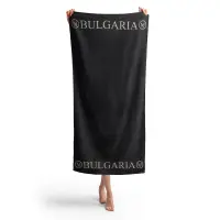 Плажна хавлия MS - Черно - Плажна хавлия MS - Черно