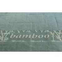 Плажна хавлия с бамбуков десен - каки зелено - 1772 | Плажна хавлия с бамбуков десен - каки зелено - 1772