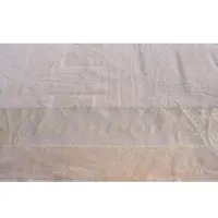 Плажна хавлия с бамбуков десен - капучино - 1784 | Плажна хавлия с бамбуков десен - капучино - 1784