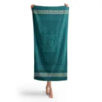 Плажна хавлия с мотив - Петрол - Плажна хавлия с мотив - Петрол