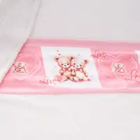 Поларено одеяло - крем с печат - Свети Валентин - 3584 | Поларено одеяло - крем с печат - Свети Валентин - 3584