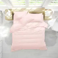 СПАЛЕН КОМПЛЕКТ РАНФОРС ЕДНОЦВЕТЕН СВЕТЛО РОЗОВО - 2202 | СПАЛЕН КОМПЛЕКТ РАНФОРС ЕДНОЦВЕТЕН СВЕТЛО РОЗОВО - 2202