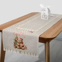 Тишлайфер за маса с коледни мотиви - 5328 - Тишлайфер за маса с коледни мотиви - 5328