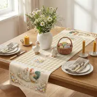 Тишлайфер за маса с великденски мотиви - 5424 - Тишлайфер за маса с великденски мотиви - 5424