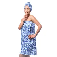 Тюрбан с принт комплект М1 - 1477 | Тюрбан с принт комплект М1 - 1477