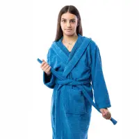 Юношески халат Елеганс - Морско синьо - 2729 | Юношески халат Елеганс - Морско синьо - 2729
