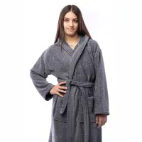 Юношески халат Елеганс - Сив - 2739 | Юношески халат Елеганс - Сив - 2739