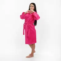 Юношески халат Нишка - циклама - Юношески халат Нишка - циклама